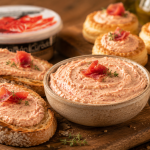 Crema de jamón curado para untar ICARBEN con tostadas y canapés