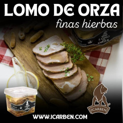 LOMO DE ORZA  EN ACEITE A LAS FINAS HIERBAS